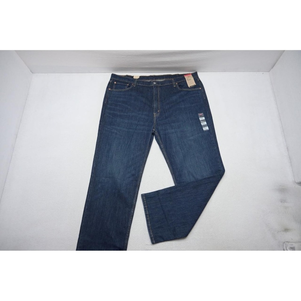 Levi's 559 Relaxed Straight Fit Stretch Rugged Blue Denim Jeans Mens 48 x 34 NWT